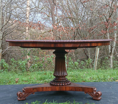 Large Early Nineteenth Century Circular Table Attributed to Gillows