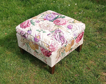 Cushion Top Footstool in the manner of Howard and Sons