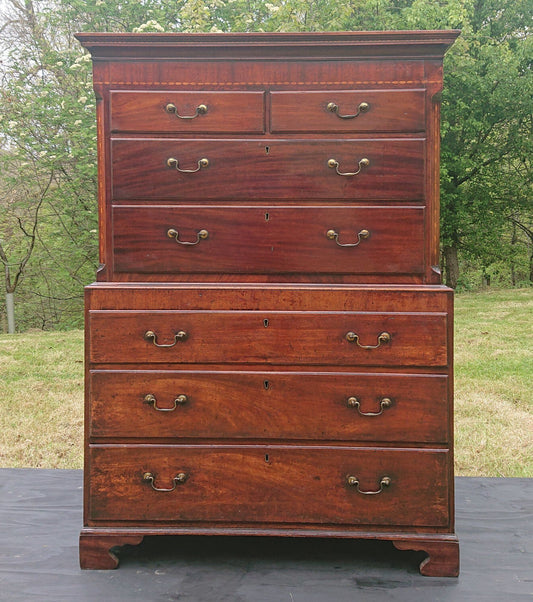 An 18th Century Scottish Chest on Chest