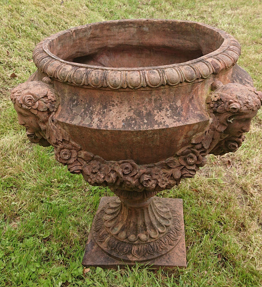 Large 19th Century Terracotta Urn Planter Jardinaire