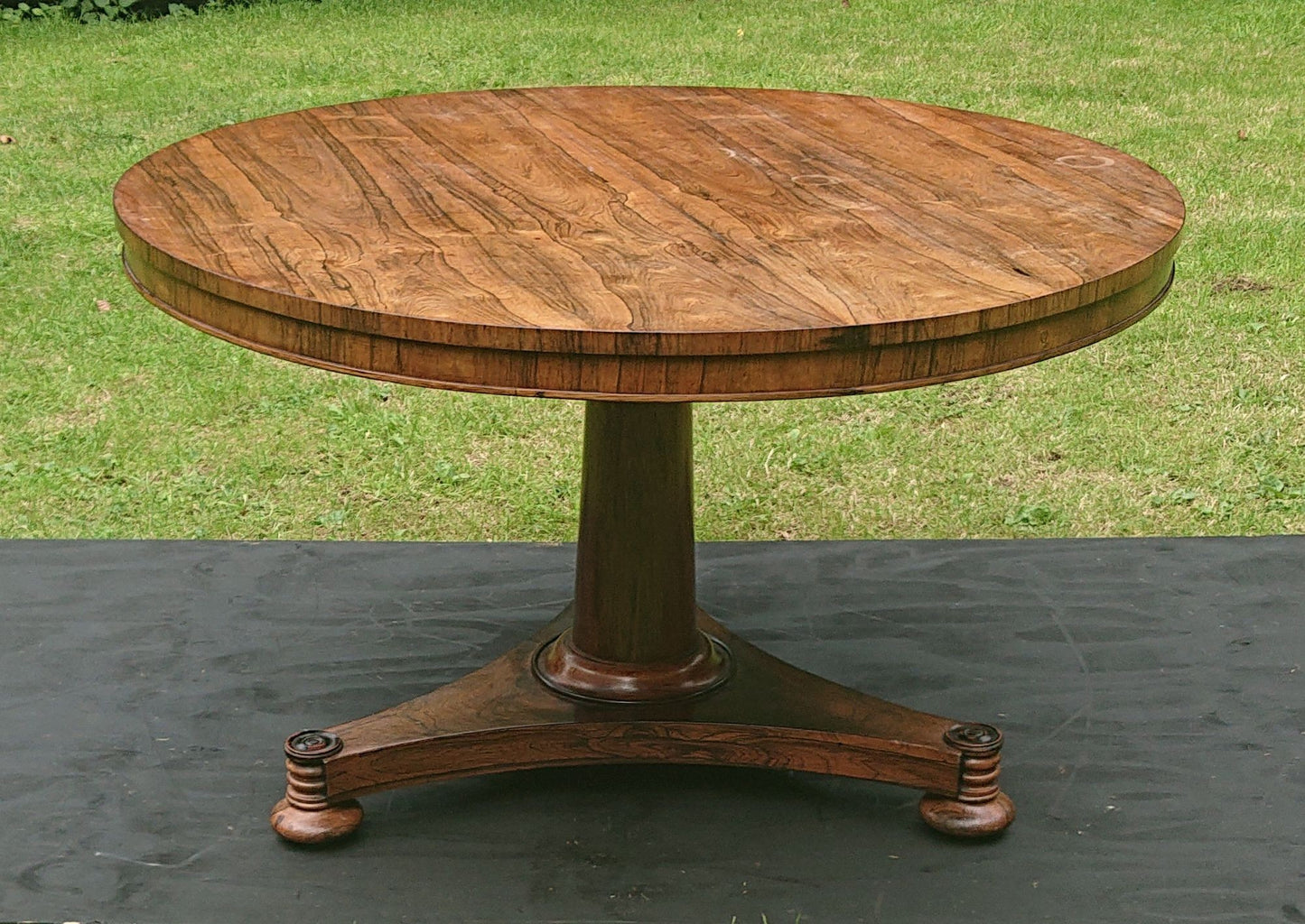 19th Century Antique Centre Table by James Winter of Wardour Street in London