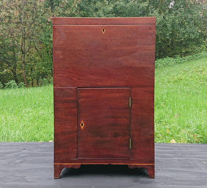 18th Century George III Period Mahogany Antique Wine Cooler Cellarette