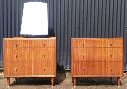 Pair of Mid Century Chests of Drawers by Herbert E Gibbs