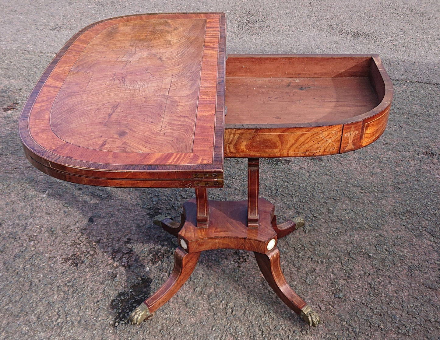 Early 19th Century Regency Period Card Table