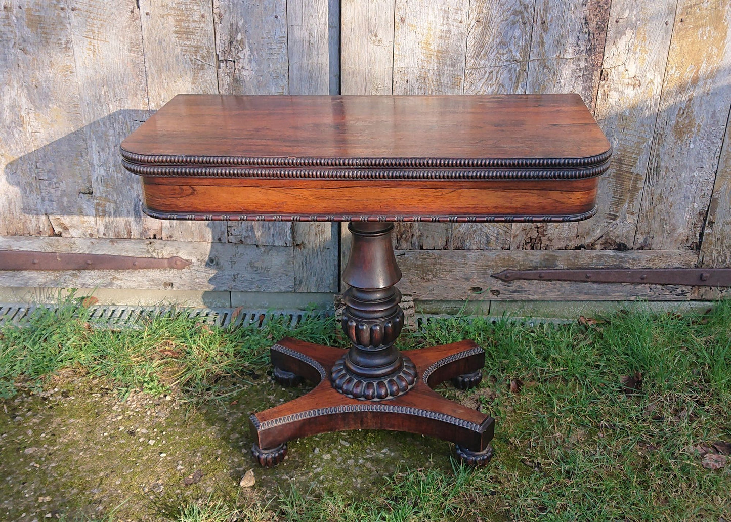 Early 19th Century Card Table Attributed To Gillows of Lancaster and London