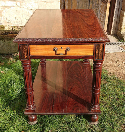 Very Fine 19th Century Exhibition Quality Library Table