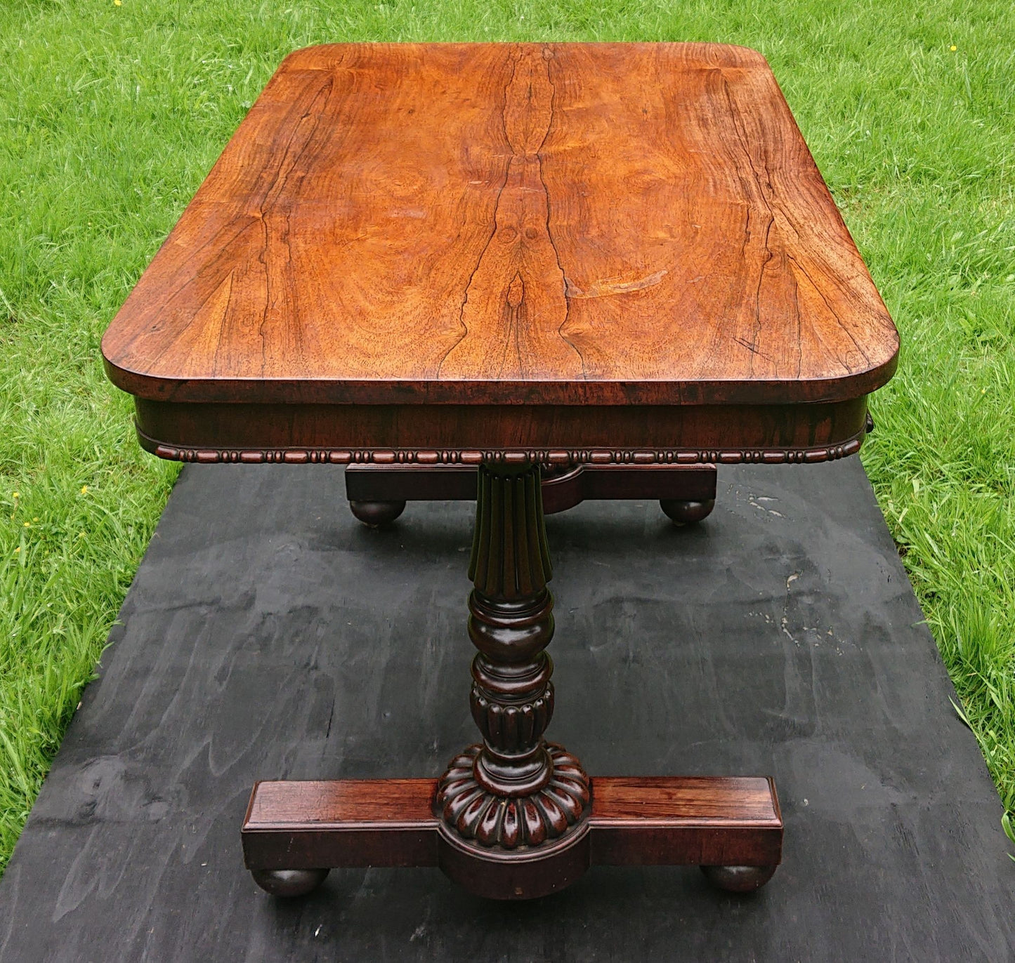 Early 19th Century Antique Library Writing Table by Gillows of Lancaster and London