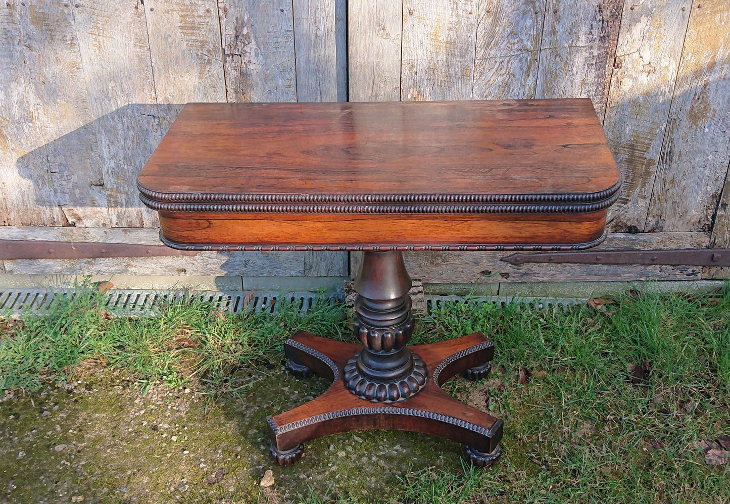 Early 19th Century Card Table Attributed To Gillows of Lancaster and London