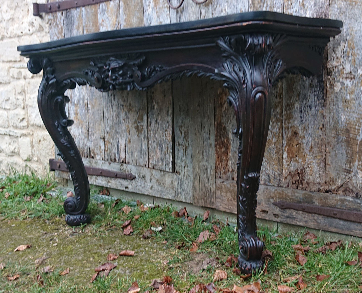 Large Scale Country House Console Table with Clifton Family Coat of Arms for Lytham Hall