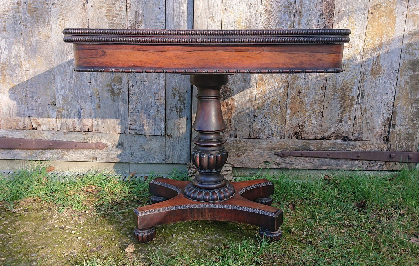 Early 19th Century Card Table Attributed To Gillows of Lancaster and London