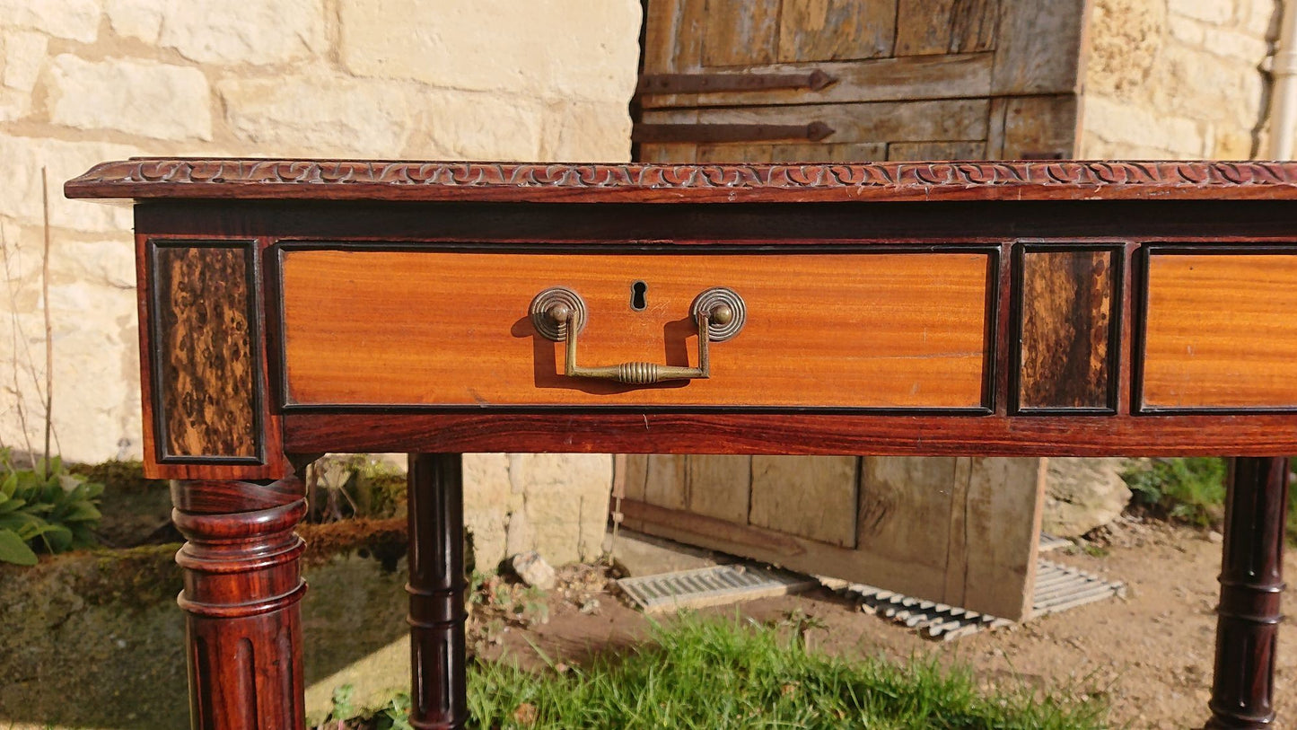 Very Fine 19th Century Exhibition Quality Library Table