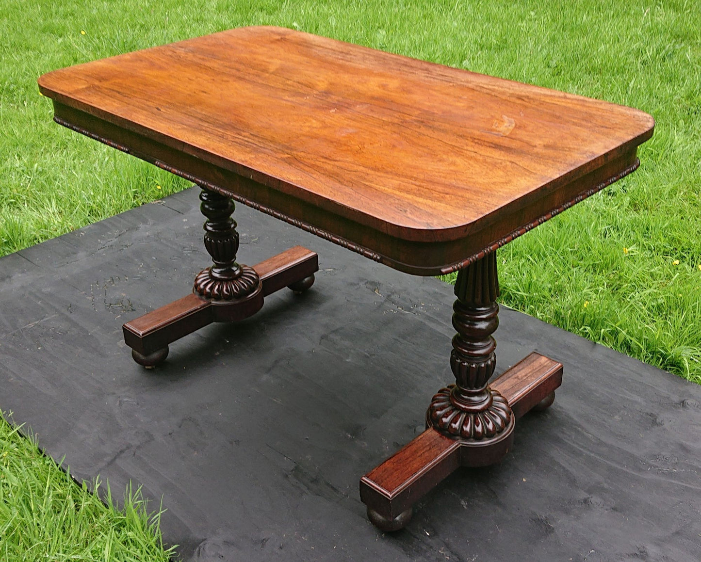 Early 19th Century Antique Library Writing Table by Gillows of Lancaster and London