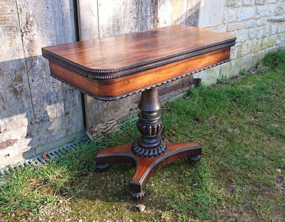 Early 19th Century Card Table Attributed To Gillows of Lancaster and London