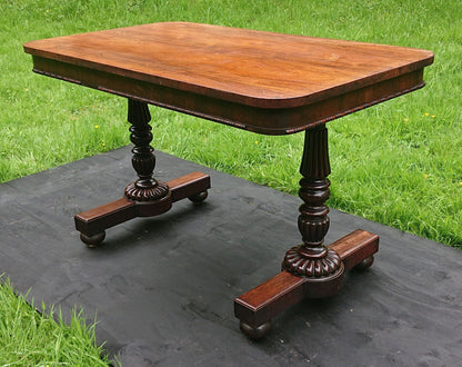 Early 19th Century Antique Library Writing Table by Gillows of Lancaster and London