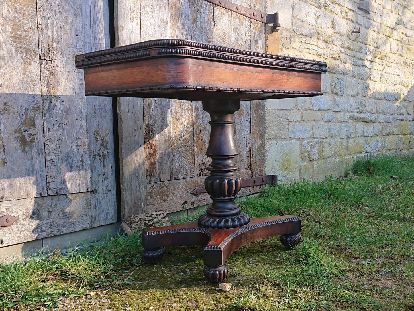 Early 19th Century Card Table Attributed To Gillows of Lancaster and London