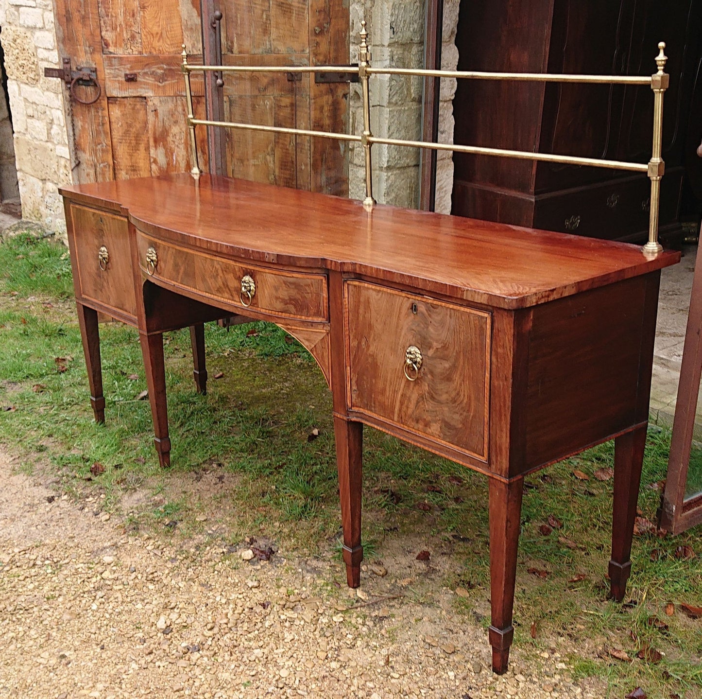 18th Century George III Period Mahogany Antique Sideboard