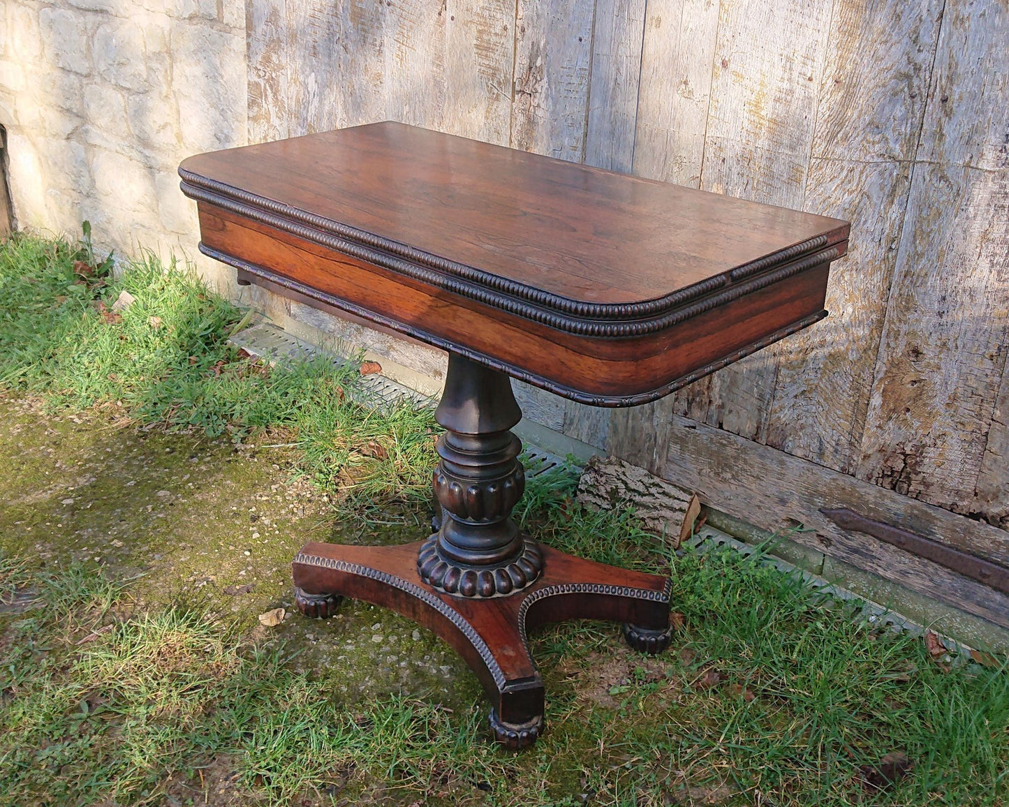 Early 19th Century Card Table Attributed To Gillows of Lancaster and London