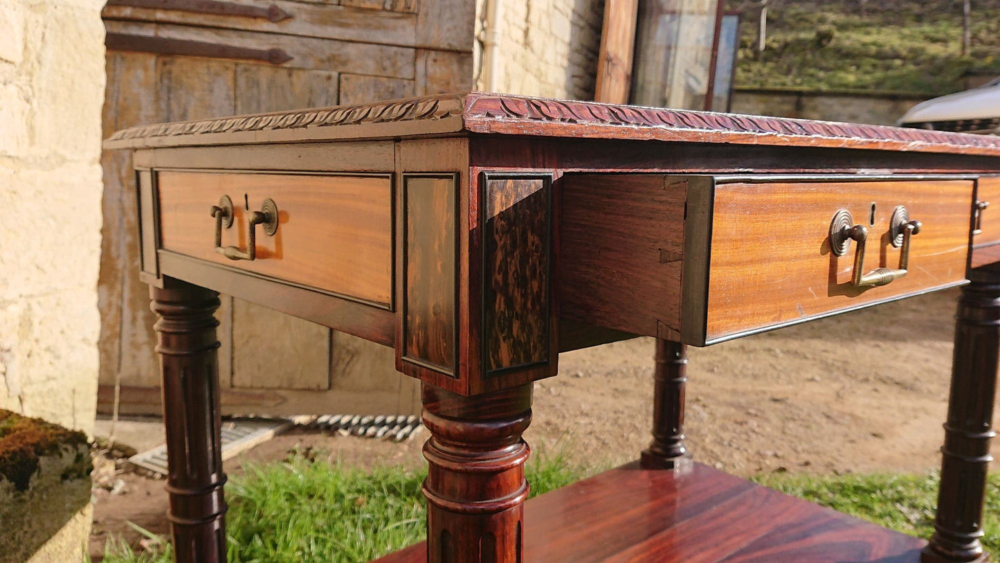 Very Fine 19th Century Exhibition Quality Library Table