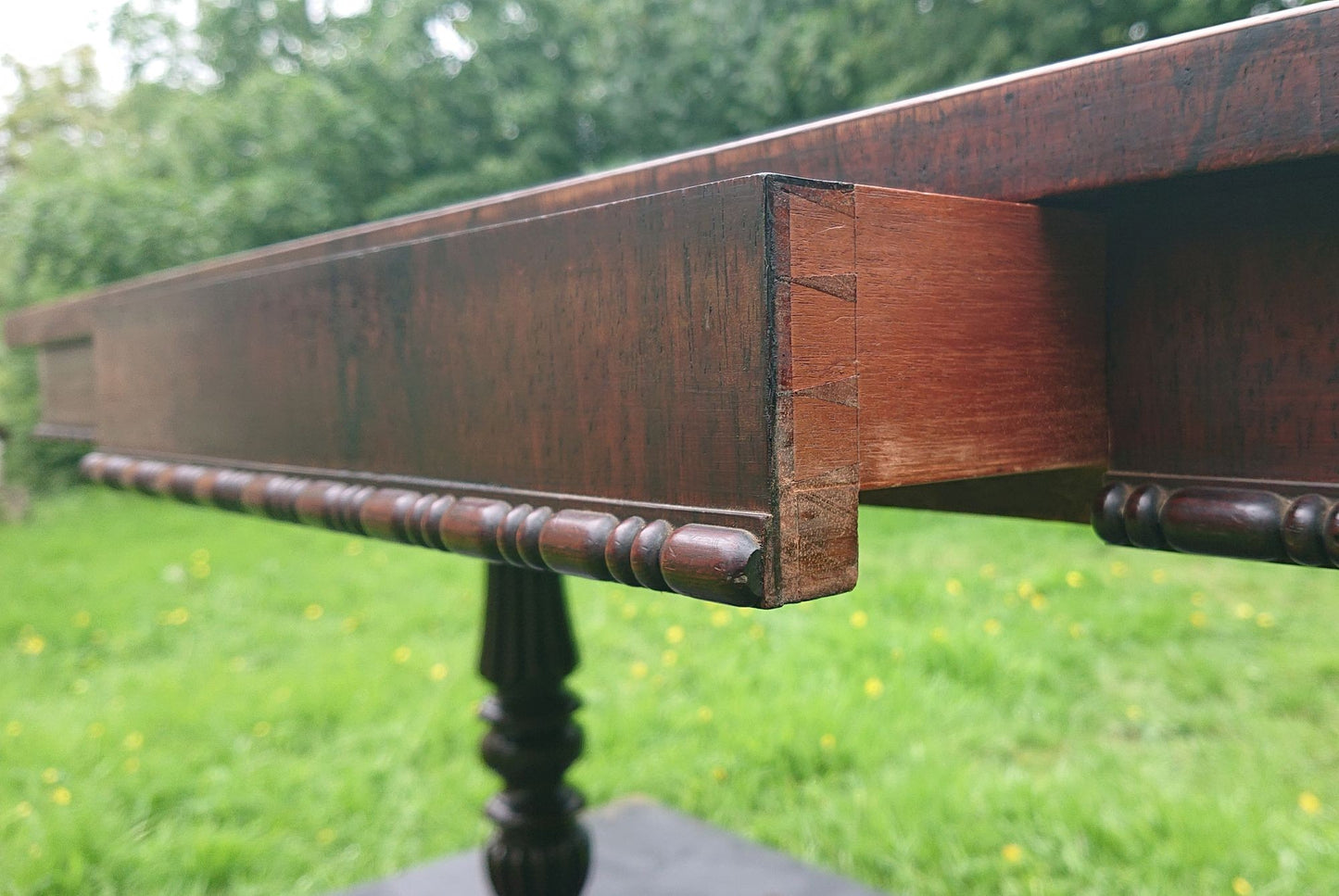 Early 19th Century Antique Library Writing Table by Gillows of Lancaster and London