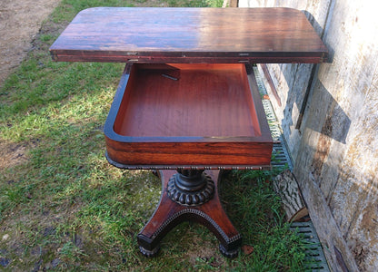 Early 19th Century Card Table Attributed To Gillows of Lancaster and London