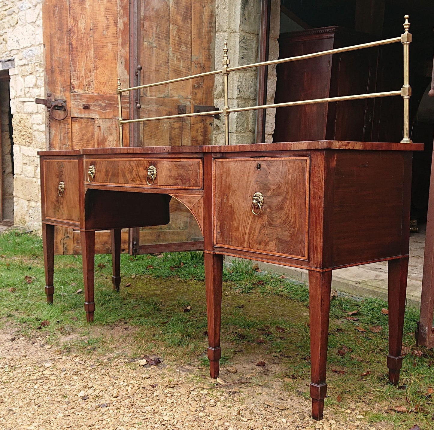 18th Century George III Period Mahogany Antique Sideboard