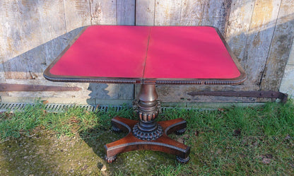 Early 19th Century Card Table Attributed To Gillows of Lancaster and London