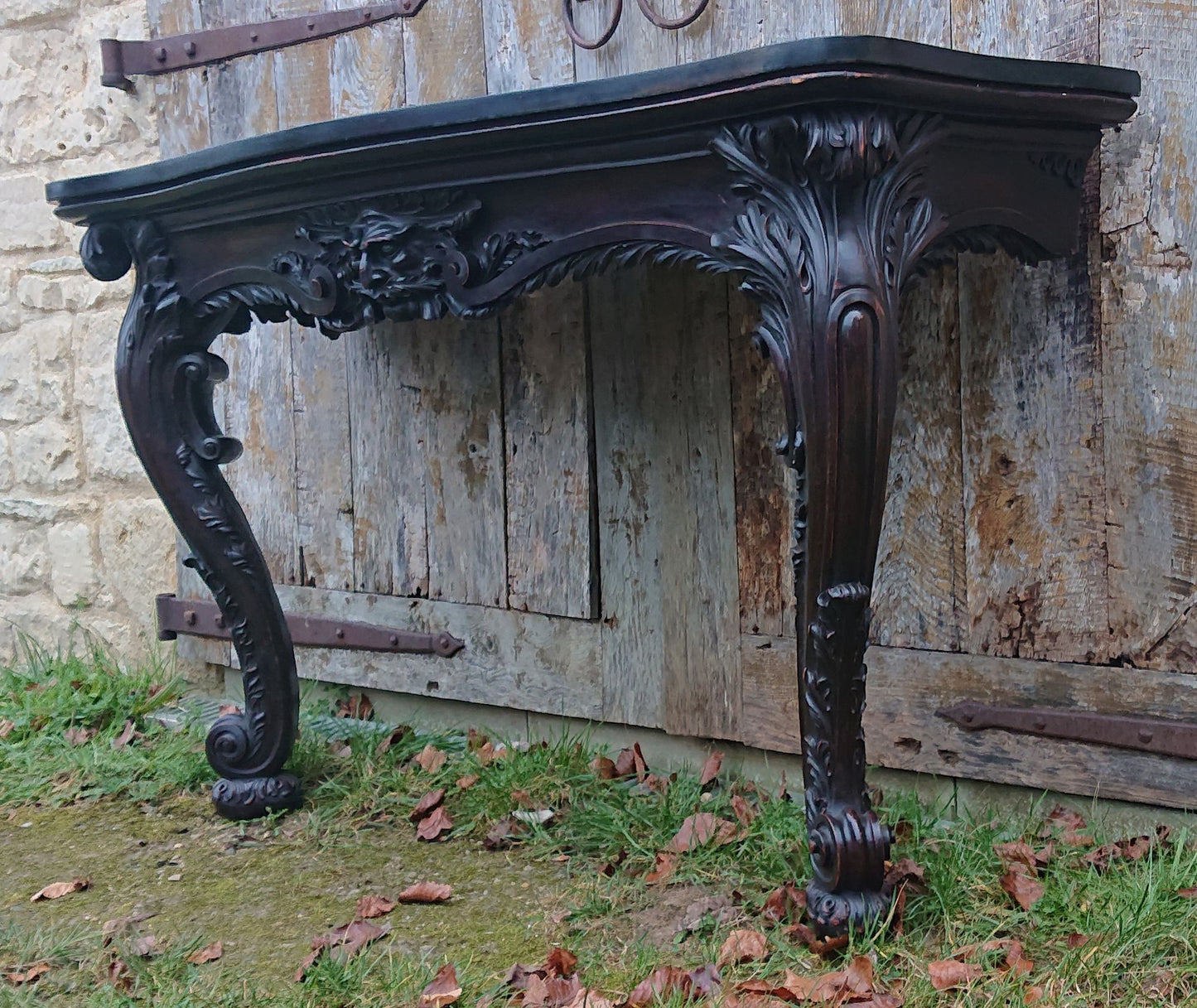 Large Scale Country House Console Table with Clifton Family Coat of Arms for Lytham Hall