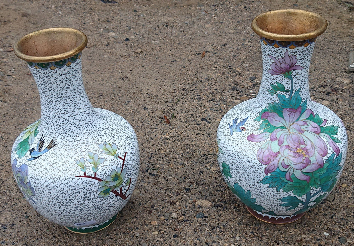 Two Cloisonee Vases