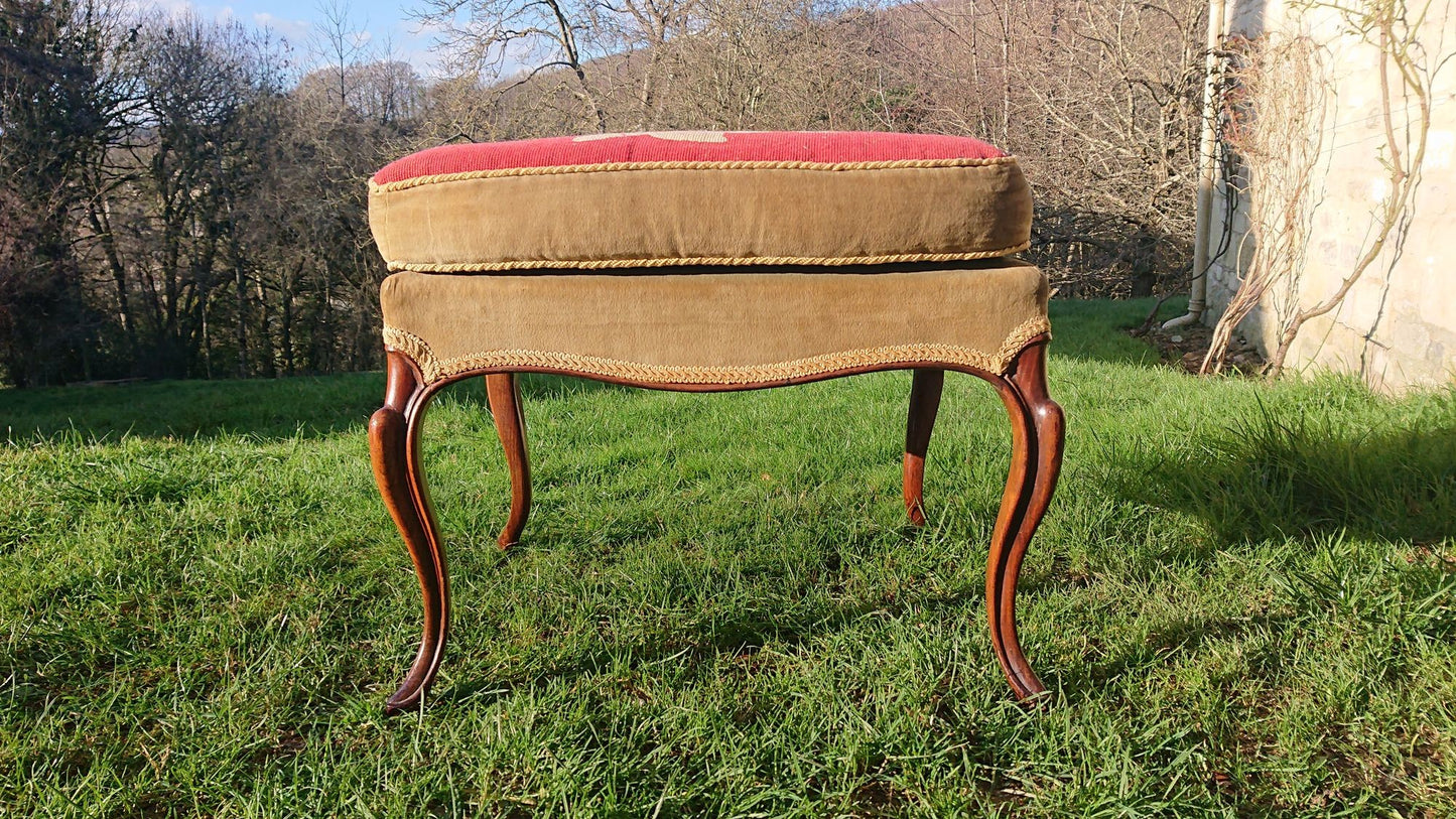 Early Nineteenth Century Cabriole Leg Stool