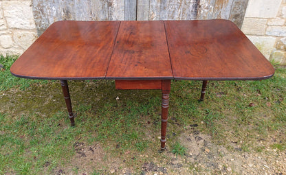 Early 19th Century Mahogany Folding Dining Table