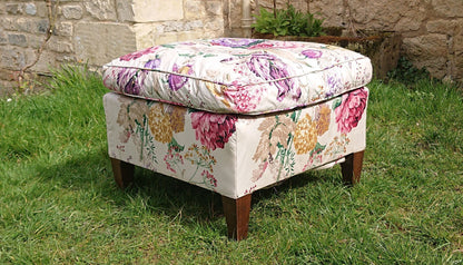 Cushion Top Footstool in the manner of Howard and Sons