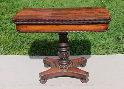 Early 19th Century Card Table Attributed To Gillows of Lancaster and London