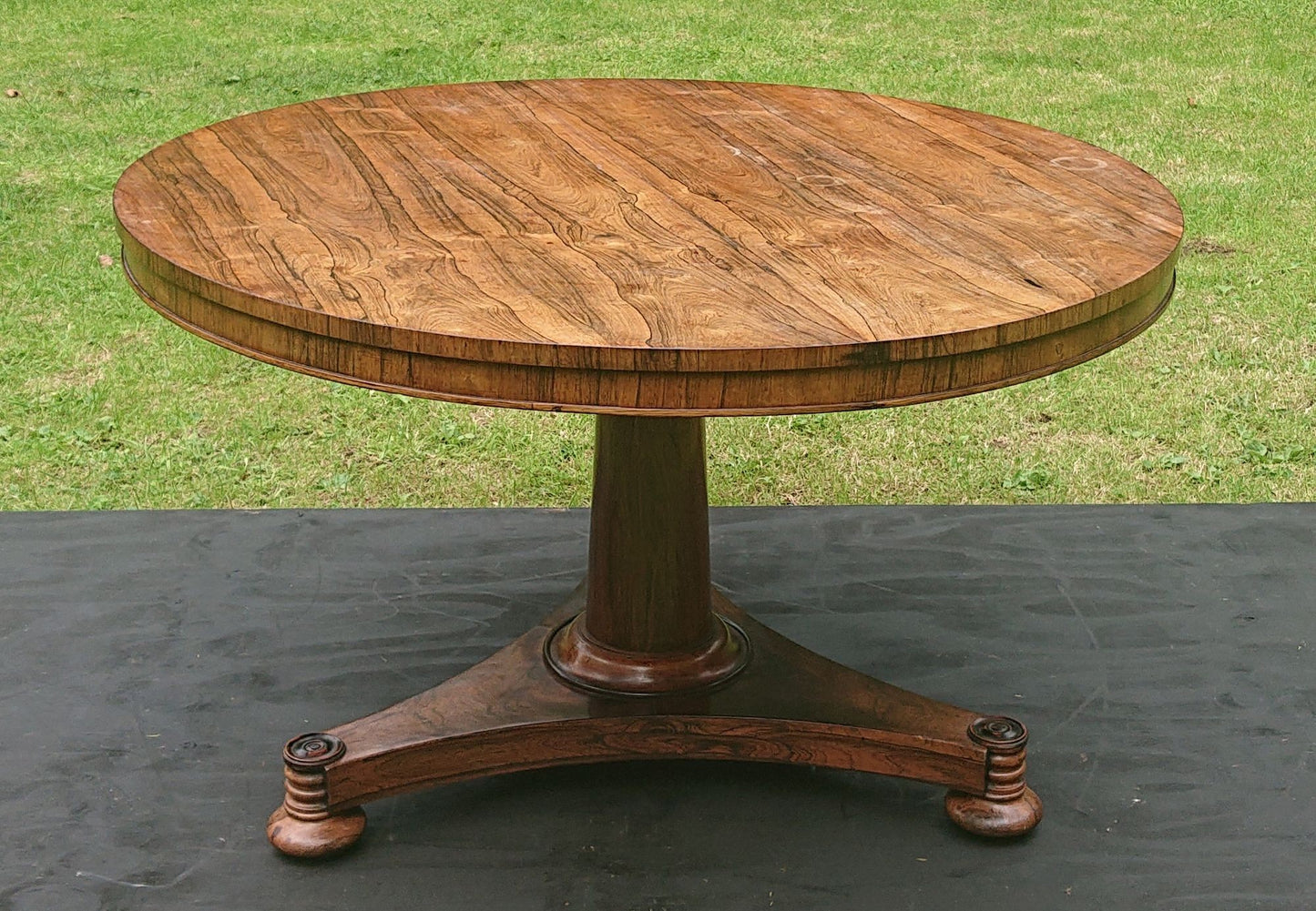 19th Century Antique Centre Table by James Winter of Wardour Street in London