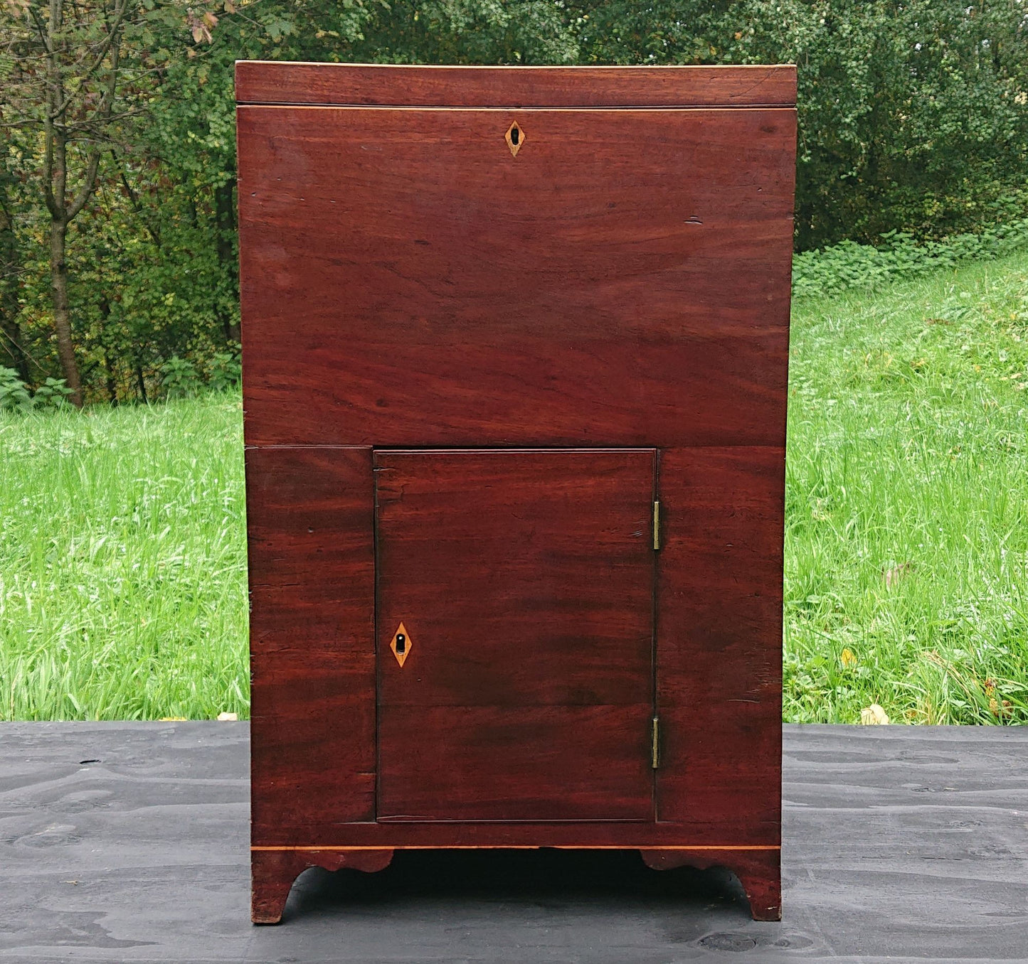 18th Century George III Period Mahogany Antique Wine Cooler Cellarette