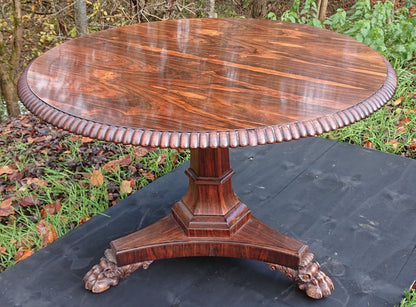 Very Fine Quality Regency Rosewood Centre Table