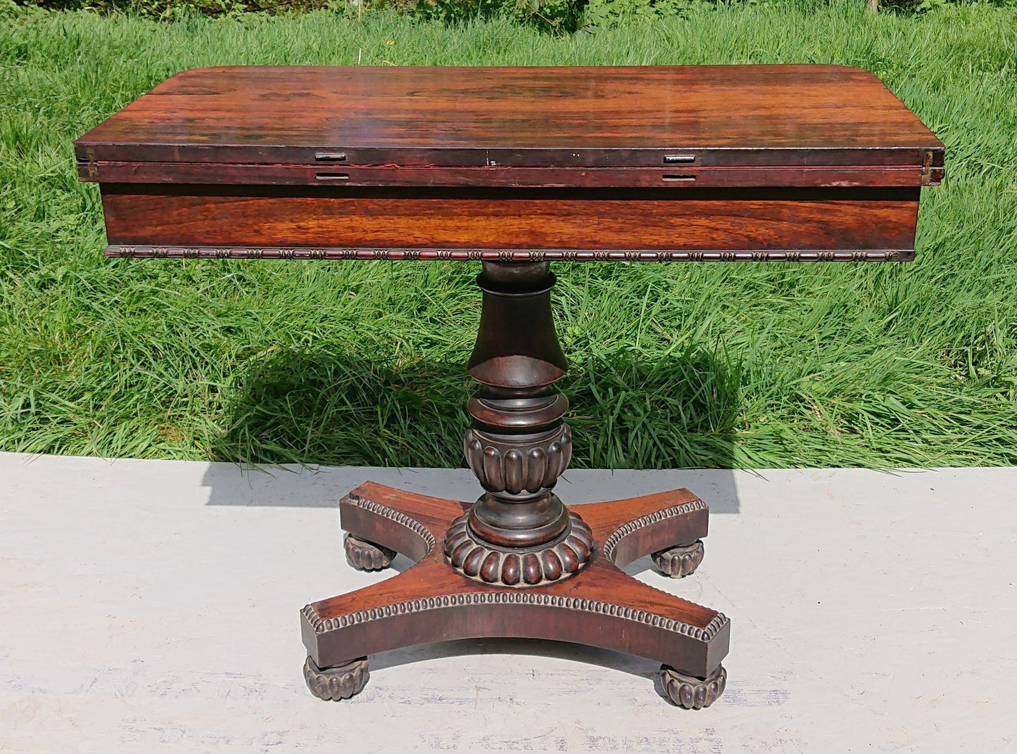 Early 19th Century Card Table Attributed To Gillows of Lancaster and London