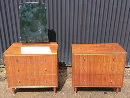 Pair of Mid Century Chests of Drawers by Herbert E Gibbs