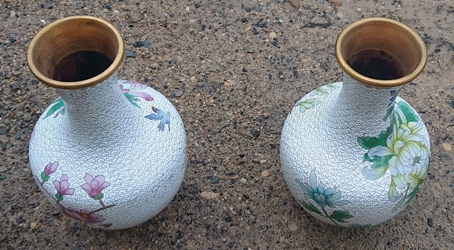 Two Cloisonee Vases