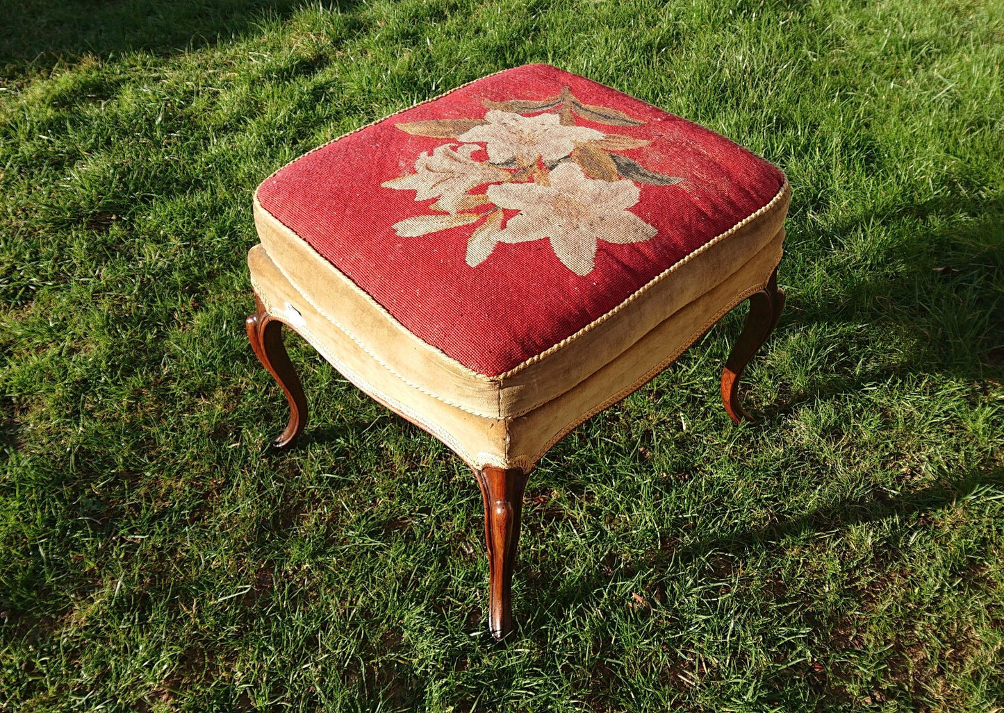 Early Nineteenth Century Cabriole Leg Stool