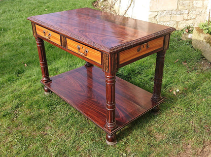 Very Fine 19th Century Exhibition Quality Library Table