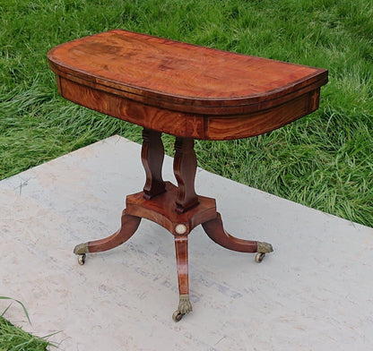 Early 19th Century Regency Period Card Table