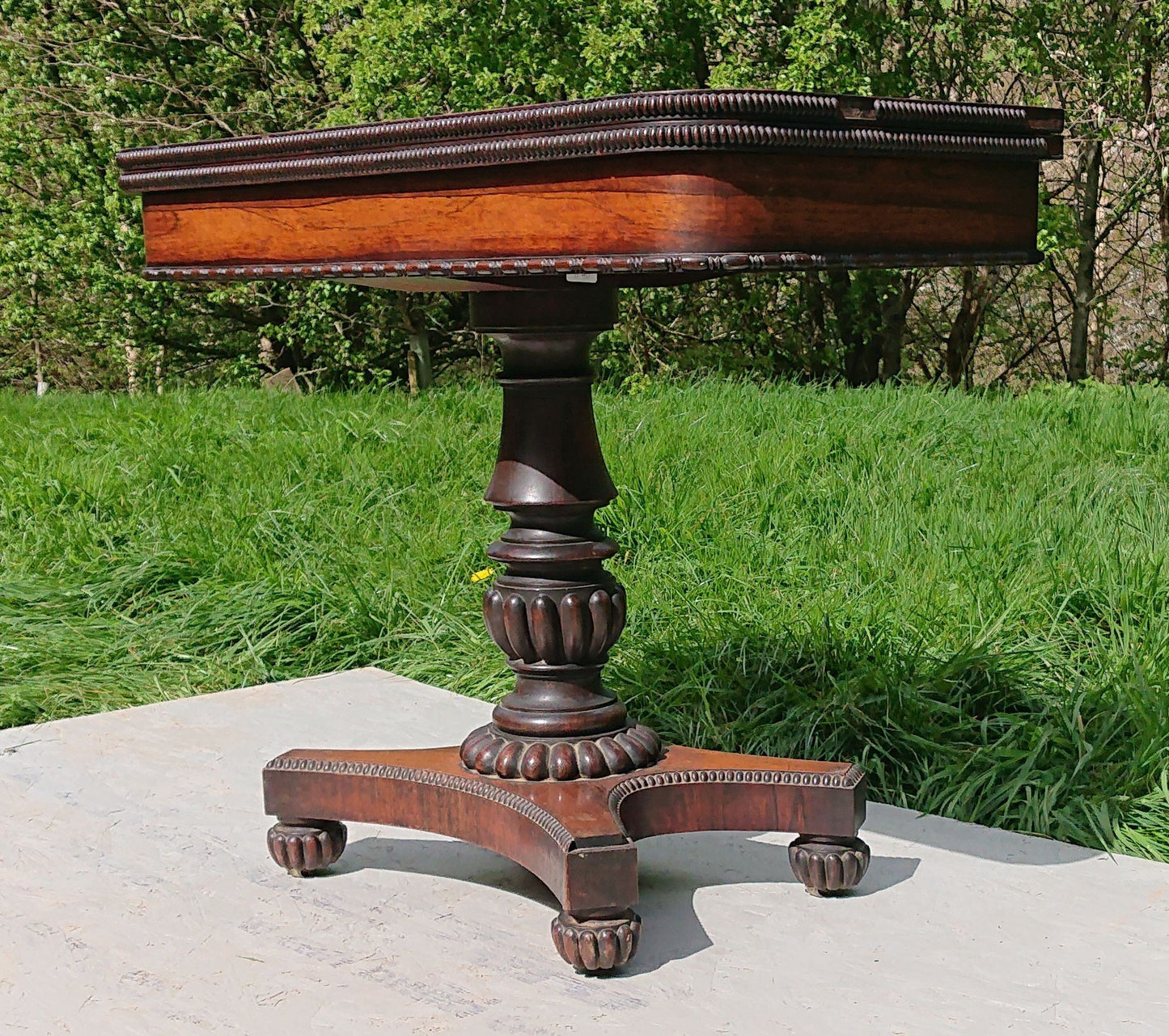 Early 19th Century Card Table Attributed To Gillows of Lancaster and London