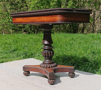 Early 19th Century Card Table Attributed To Gillows of Lancaster and London