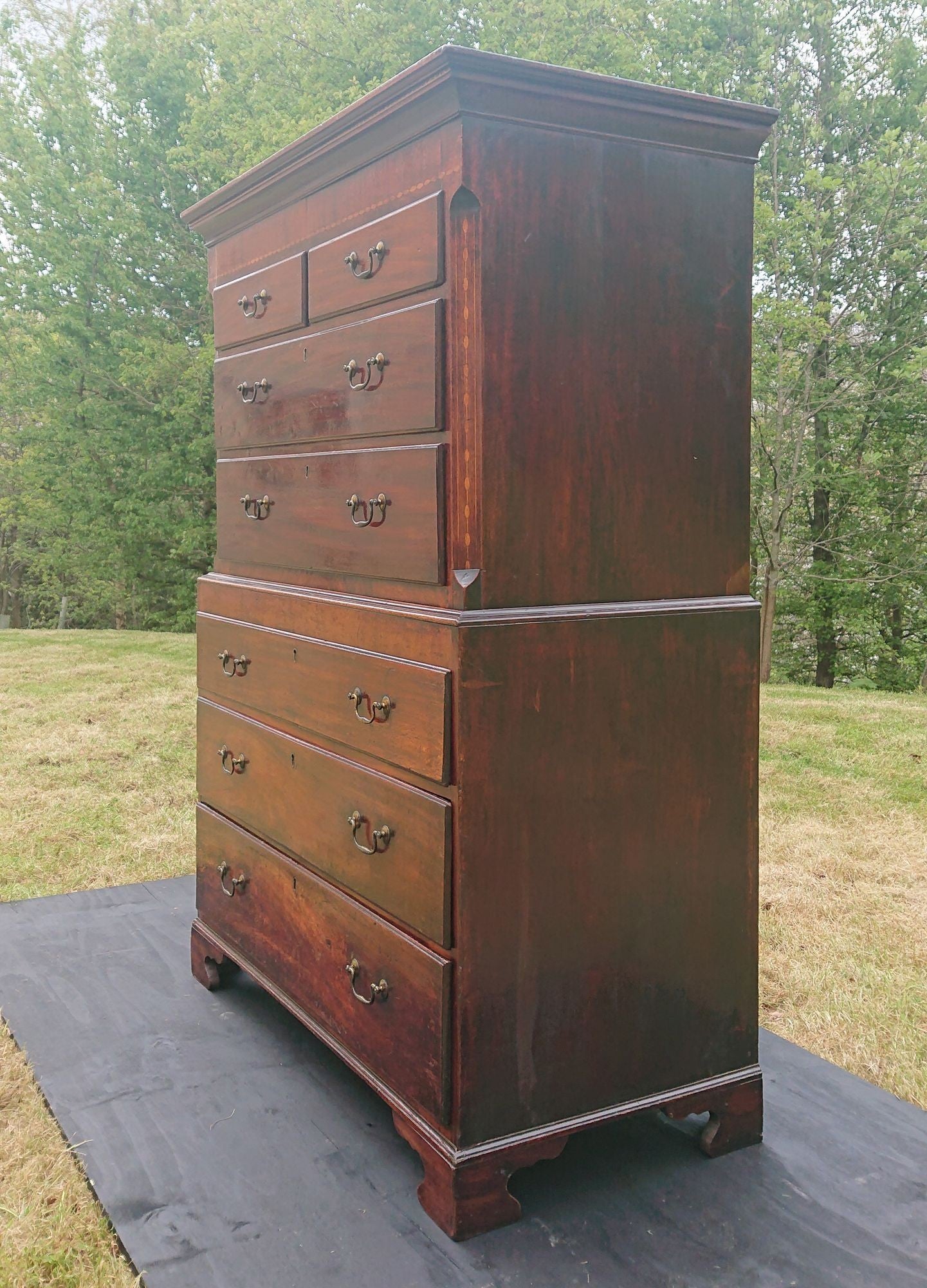 An 18th Century Scottish Chest on Chest