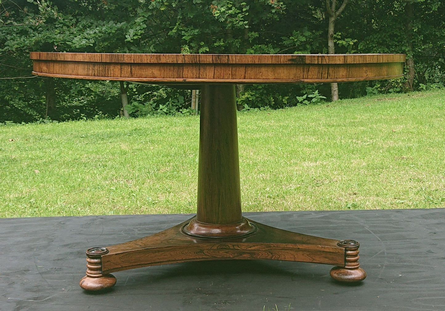 19th Century Antique Centre Table by James Winter of Wardour Street in London