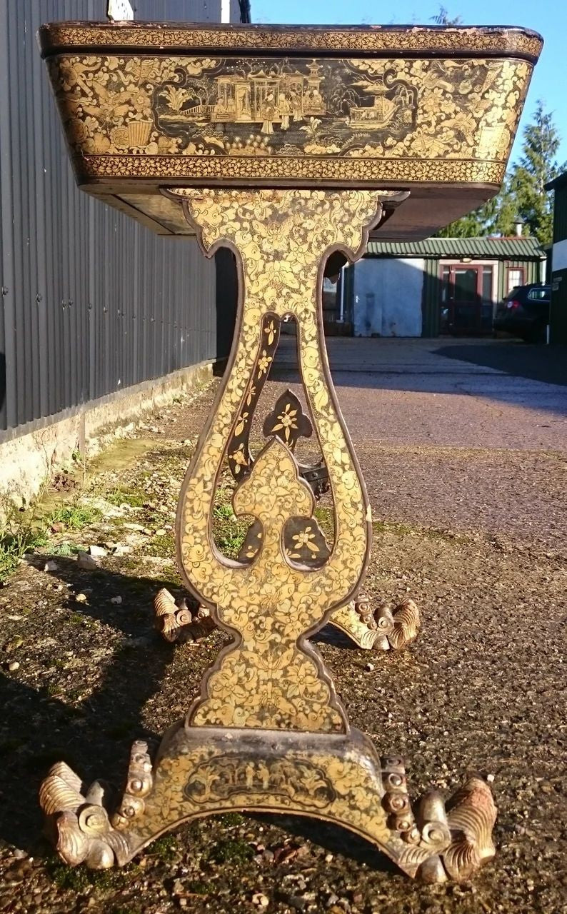 Early 19th Century Chinese Export Work Table / Sewing Table