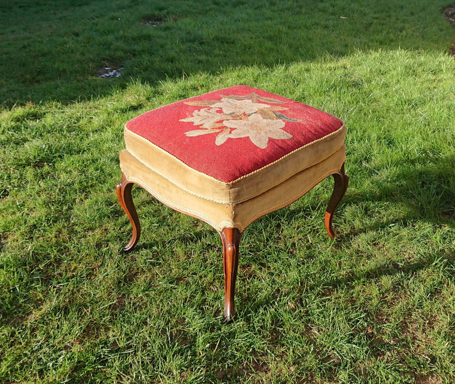 Early Nineteenth Century Cabriole Leg Stool