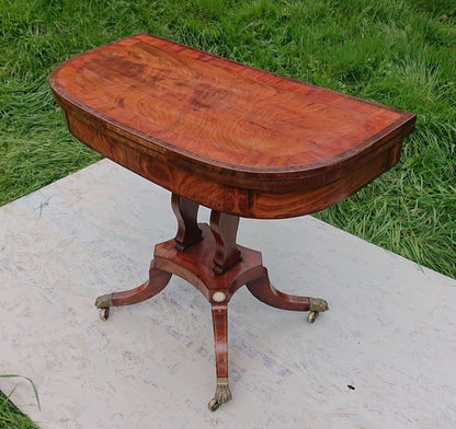 Early 19th Century Regency Period Card Table