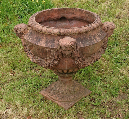 Large 19th Century Terracotta Urn Planter Jardinaire