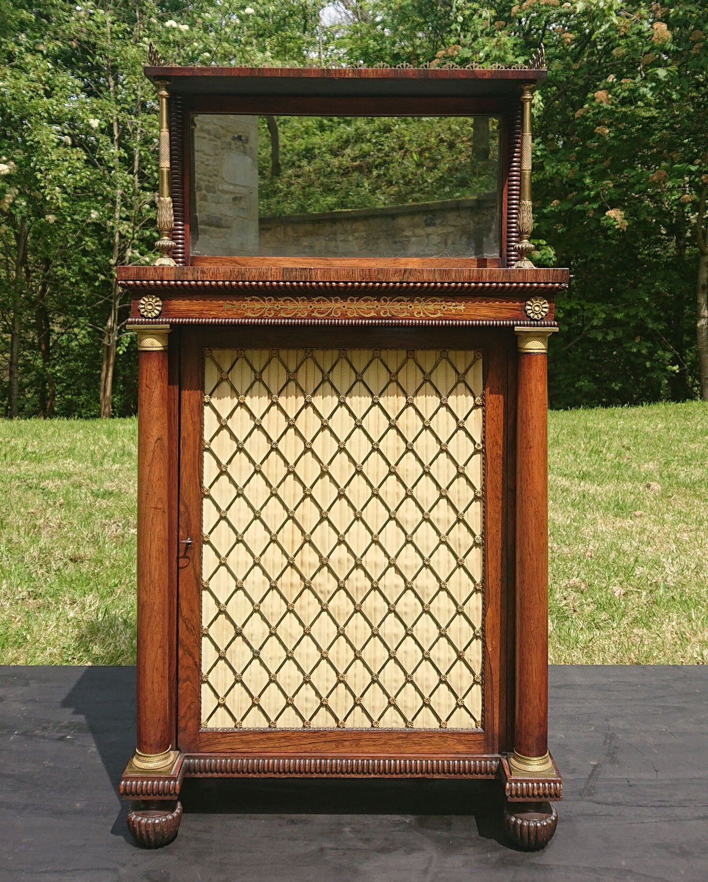 Opulent and Useful 19th Century Chiffonier Cabinet